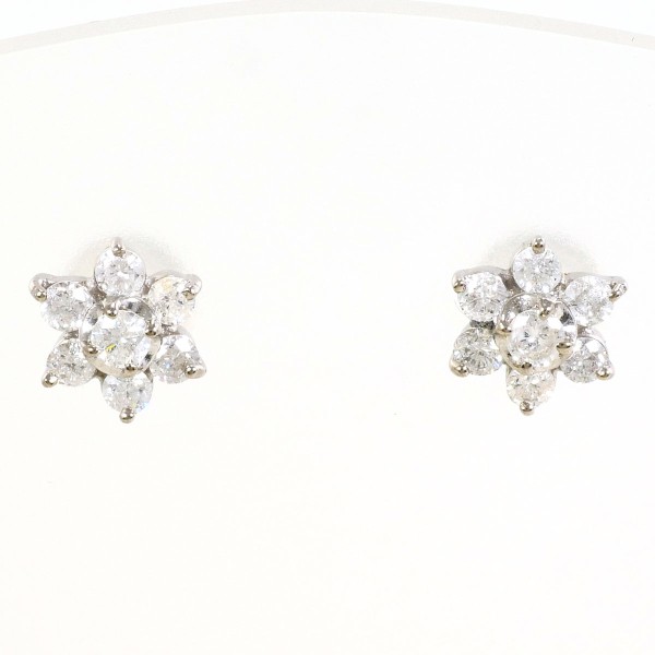 【素材】 K14/ホワイトゴールド 【石目】 ダイヤ 0.25ct ×2 【総重量】 約0.7g 【付属品】 なし 【商品の状態】 新品仕上げ済み ※ご注文前にご確認ください※ ・再生ジュエリーの為す